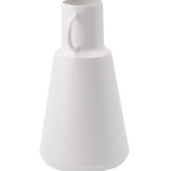 NANU-NANA Vasen & Kunstblumen*Vase Metall, Hoch/weiß, 19.5 Cm