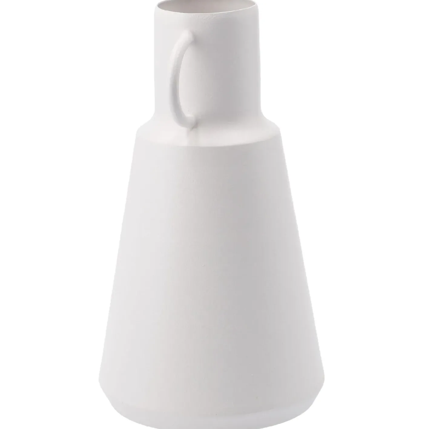 NANU-NANA Vasen & Kunstblumen*Vase Metall, Hoch/weiß, 19.5 Cm