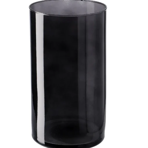 NANU-NANA Vasen & Kunstblumen*Vase Zylinder, Anthrazit, 16 X 29 Cm