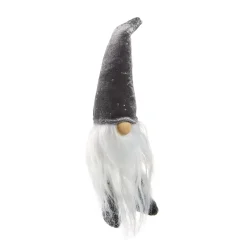 NANU-NANA Weihnachtsdeko*Wichtel Glitter, Silber, 21 Cm
