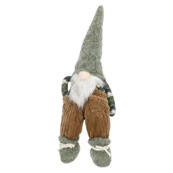 NANU-NANA Geschenkverpackungen|Weihnachtsdeko*Wichtel Hosentaschen/Schleife, Grün, 38 Cm