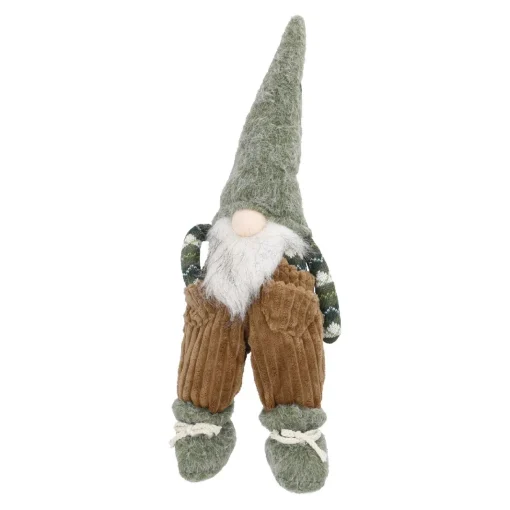 NANU-NANA Geschenkverpackungen|Weihnachtsdeko*Wichtel Hosentaschen/Schleife, Grün, 38 Cm
