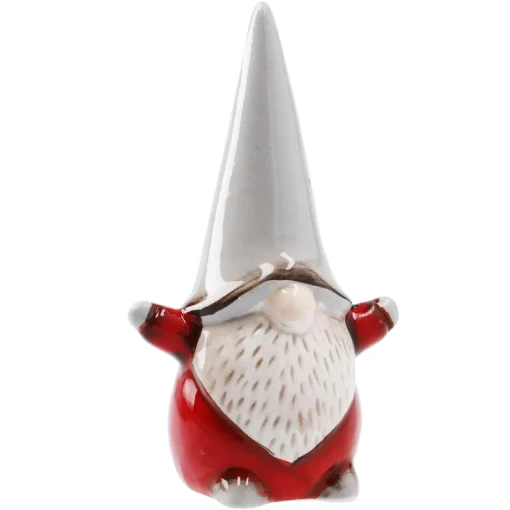 NANU-NANA Figuren|Weihnachtsdeko*Wichtel Mit Arme, Grau, 12 Cm