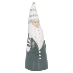 NANU-NANA Figuren|Weihnachtsdeko*Wichtel Streifenmütze, Grün, 14 Cm