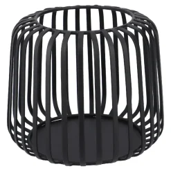 NANU-NANA Windlichter & Laternen*Windlicht Metall, Schwarz, 15 X 12.5 Cm