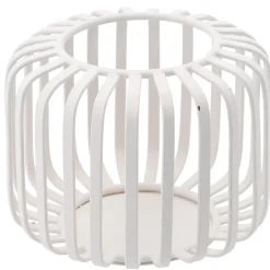 NANU-NANA Windlichter & Laternen*Windlicht Metall, Weiß, 10 X 8 Cm